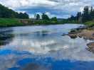 The river which is a 3 min walk away
