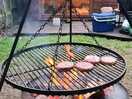 Barbecuingbarbecuing outside