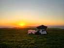 Our stunning view of the sunset