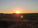 Sunset from site
