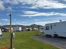 View of roseberry topping from our pitch