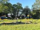 Overview of sunny side camp site