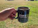 Enjoying a cuppa in the morning