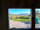 View from the washing up station