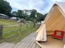 Bell tent and playground