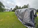 Our tent with the toilet block behind - 30 second walk