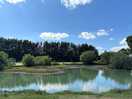 Pretty lake and grass area