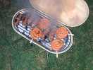 Cooking on the bbq.