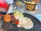 Delicious food at good value at the site restaurant.