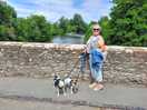 On ludlow bridge over river wye.