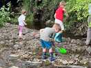 Stream for kids to play in