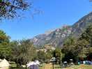 View across the campsite