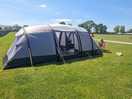 Our spacious electric tent pitch. perfect