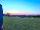 Sunset on site