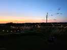 Sunset over ettie's field.