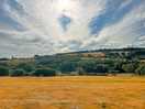 Field we pitched in. gorgeous view