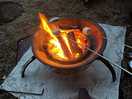 Fire pits for hire.