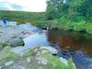 Lovely wild swimming spot with natural slide!
