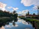Nice walk along the canal. town is about 500m away