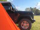 Lottie the landy and our trusty force tent