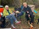 Woodpecker shepherds hut | outdoor area fire pit provided & bbq