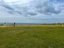 Big playing field with amazing views.