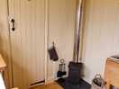 Kitchen log burner