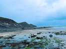Nice little beach, about a mile from the campsite.