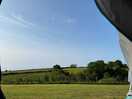 Early morning view of surrounding landscape