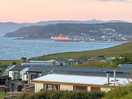 Aberystwyth glowing in the sunset