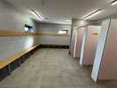 Clean shower facilities