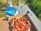 Pizza from fed by fed and ben onsite at petruth paddock