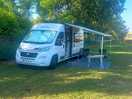 Our van on its pitch.