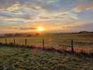 Sunrise from the site
