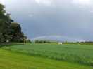 View from our campervan following a rain shower..
