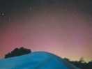 Northern lights at sandy balls