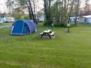 That's our pitch nr 6 and our tent! table next where we enjoyed our coffee and breakfast!