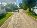 Walk from tents to washroom facilities
