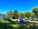 View from the steps in the campsite.