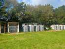 Shower and toilet block
