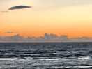 Allonby beach at sunset