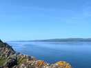 Looking out to jura from end of peninsula