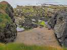 Campsite on the coast line