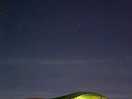 At night