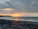 View from beach near carreg y gwynt