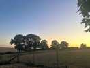 Sunset from rear of campsite