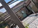 Lovely outside seating in tearoom