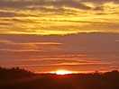 Beautiful sunset at night