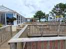 Playground and cafe
