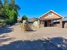 Campsite check-in and shop